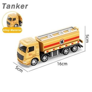 Imagem de Caminhão de Construção Miniatura 1:50(16cm) Realista - Betoneira, Caça