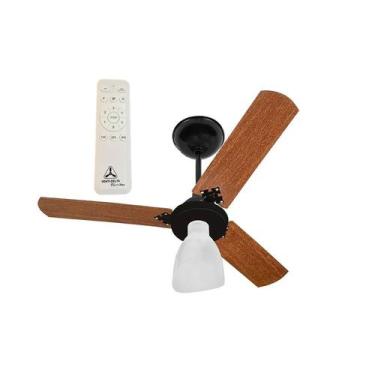 Imagem de Ventilador de Teto Venti-Delta Light Inverter Preto 3 Pás Mogno Bivolt
