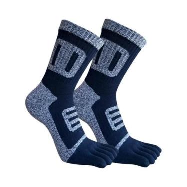 Imagem de Meias Esportivas Térmicas De Compressão Masculinas Para Inverno, Algod
