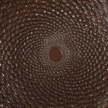 Imagem de Sousplat Vivace Plastico Modelo Rattan cor Marrom 33cm -L Hermitage - 