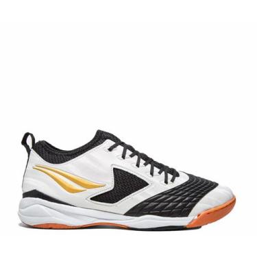 Imagem de Chuteira Futsal Penalty Max 1000 Ecoknit Adulto Masculino, Branco, Pre