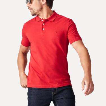 Imagem de Camisa Polo Masculina Reserva Vermelha, Vermelho, GG