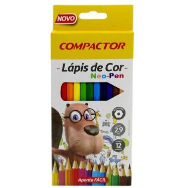 Imagem de Lápis de Cor Neo Pen 12 cores Compactor
