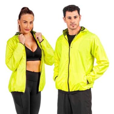 Imagem de Jaqueta com capuz hidro-repelente meteoro corta vento - POKER, Amarelo
