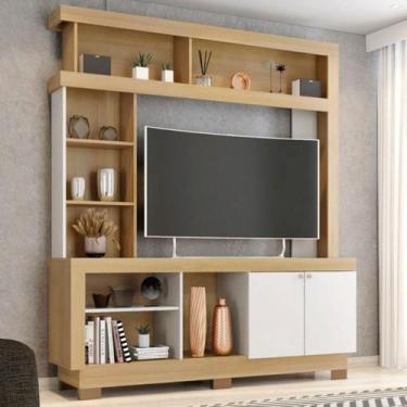 Imagem de Estante 2 Portas Roterdã Nature Off White - CasaH