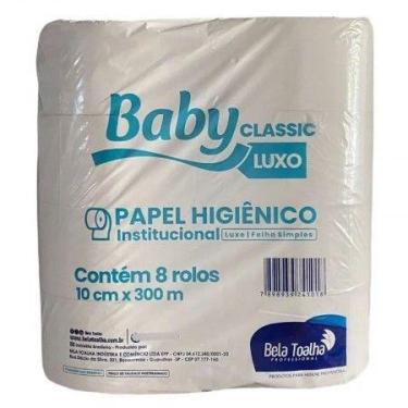 Imagem de Papel higiênico rolão Luxo 10x300 com 8 rolos - Baby