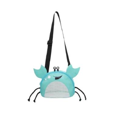 Imagem de Bolsa De Praia Em Forma De Caranguejo Para Crianças, Organizador De Br