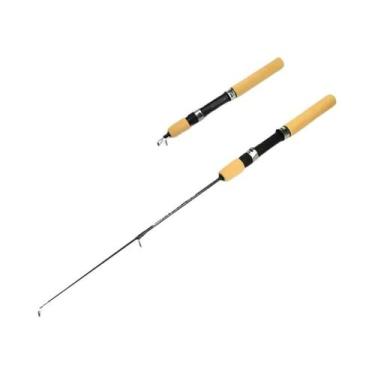 Imagem de Vara de Pesca de Camarão para Gelo de Inverno em Carbono Mini WEIHE 0.