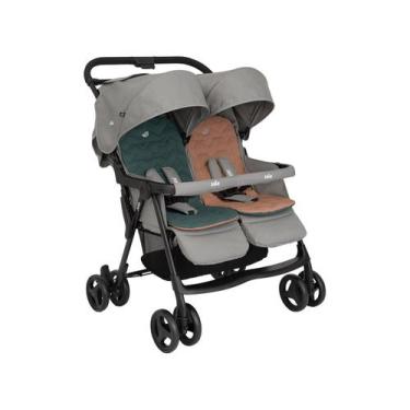 Imagem de Carrinho de Bebê Gêmeos Joie Aire Twin 0 a 15kg, Cinza