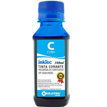Imagem de Tinta Inktec Ciano para Recarga de Cartucho de Impressora Hp (100ml)