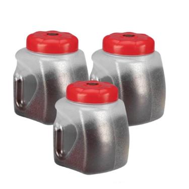 Imagem de Kit 3 Pote Porta Café 2,2 Litros Plástico Com Colher Dosadora Cozinha - 435/3 Sanremo