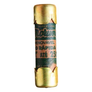 Imagem de Fusível Cartucho 60a 250v Ação Rápida Modelo Antigo