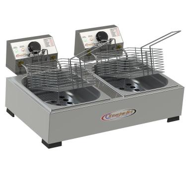 Imagem de Fritadeira Elétrica Itajobi 2 Cubas 5 Litros Cada