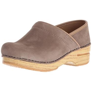 Imagem de Dansko Clog Profissional Feminino, Nobuck moído castanho-acastanhado, 11.5-12