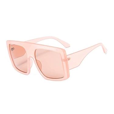 Imagem de Óculos de sol femininos quadrados de tamanho grande, moda vintage, óculos de sol grandes, óculos de sol masculinos, hip hop, tons gradientes, 14, china