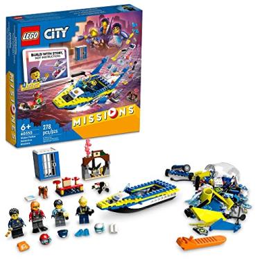 Imagem de LEGO® City Missões Investigativas da Polícia Aquática 60355 Kit de construção (278 peças)