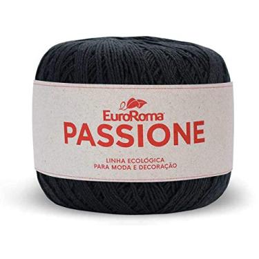 Imagem de Eurorama Barbante Passione, Preto, 8/5 Fios, 150 grs, Rolo com 396 Mts, Euroroma