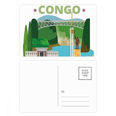 Imagem de Conjunto de cartão postal do Congo para construção de estátua da cidade