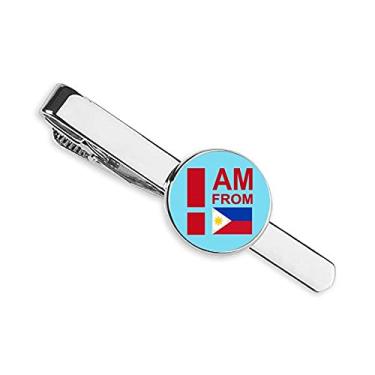 Imagem de Clipe de gravata I Am From Philippines, presente para homem de negócios