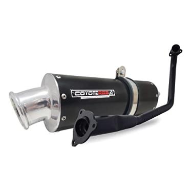 Imagem de Escape/Ponteira Coyote RS3 Alumínio Oval - CB 300 F Twister - Preto