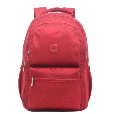 Imagem de Mochila Tactel Nylon Amassadinho Crinkle Básica Feminina Masculina