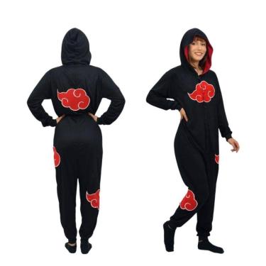 Naruto Akatsuki Nuvem Vermelha Robe Cos Roupas