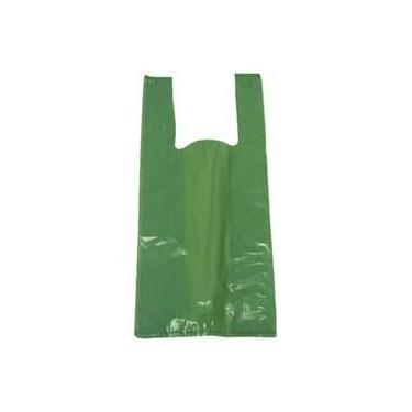 Imagem de Sacola Reciclada Verde 50 Cm X 70 Cm Pacote Com 5kg 300 Und
