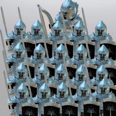 Imagem de 21pcs/lot cruzado romano comandante soldados cavaleiros medievais