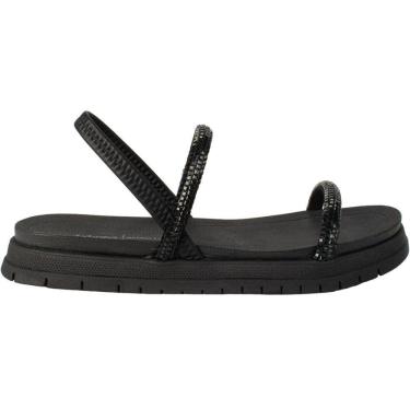 Imagem de Sandália Feminina Papete Casual Dia a Dia com Strass Calce Fácil Flatform Dakota Y6891