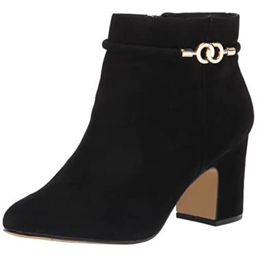 Imagem de Bella Vita Bota feminina Diaz Ankle boot, Couro Kidsuede preto, 8 X-Wide
