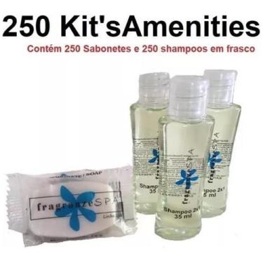 Imagem de Kit Amenities 13g E Shampoo 2 Em 1 - Chá Verde Kit amenities 13g e shampoo 2 em 1 - chá verde