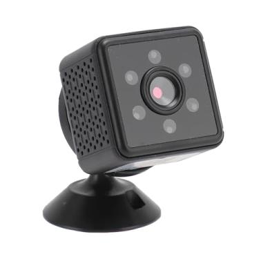 Imagem de gernie Mini câmera de segurança magnética, câmera de segurança sem fio HD 1080p com visão noturna, detecção de movimento, conversa bidirecional, ponto de acesso Wi-Fi, portátil para casa, interior e