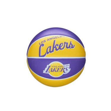 Imagem de Bola De Basquete Wilson Nba Team Retro Mini - Los Angeles Lakers 3