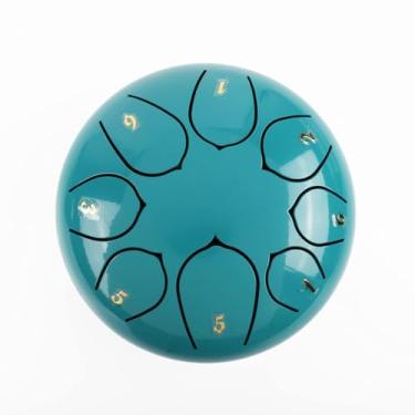 Imagem de Tambor de chuva, tambor de chuva para o exterior quando chove, tambor de chakra, tambor de chakra para chuva ao ar livre, 15 cm 8 notas, tambor de chuva musical à prova d'água, aproveite a sinfonia de