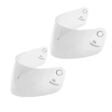 Imagem de Viseira Capacete Ebf New Spark E0x Cristal 2.2mm 2 Unidades
