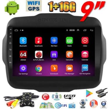 Imagem de Kit Central Multimídia Jeep Renegade 2016-2020 Android 9 Polegadas - C