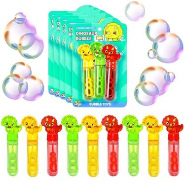 Imagem de 15 Bolhas de Sabão Dinossauro Festa Infantil Lembrancinha para Sacolinha Surpresa Aniversário
