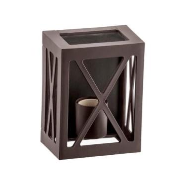 Imagem de Arandela Externa Luminária De Parede Muro Transparente 44 - Click Inje