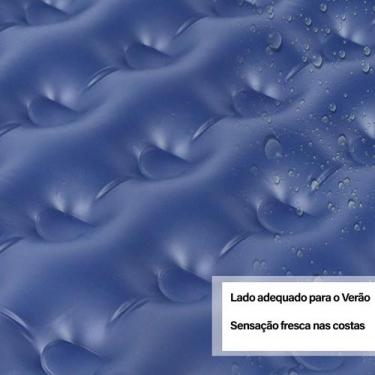 Imagem de Colchão de Ar Cama Dobrável Inflável Casal Camping Casa Parque  WCT Fi