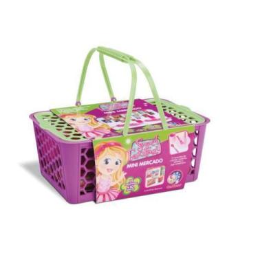 Imagem de Cesta Mini Mercado Sweet Fantasy Cardoso TOYS 0133 - Cardoso Brinquedo