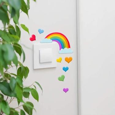 Imagem de Adesivo de Interruptor Arco Iris Mod02 - Lojinha da Luc Adesivos