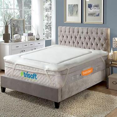 Imagem de Protetor Colchão PillowTop Solteiro Petfom Antimofo Umidade Fibra Hipo