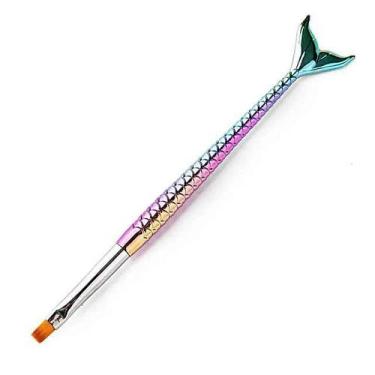 Imagem de Pincel de gel cabo sereia 8/10 alongamento unha gel manicure - MIX DA 