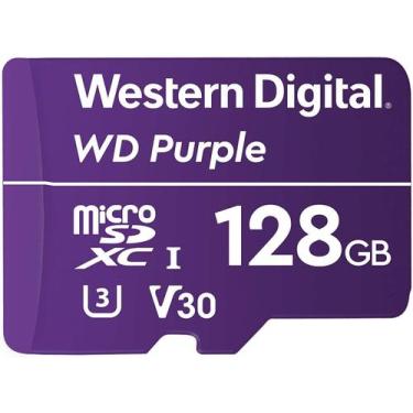 Imagem de Cartao De Memoria Microsd 128Gb Wd Purple Classe 10 - Intelbras