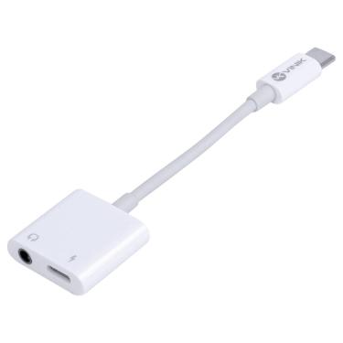 Imagem de Adaptador de Audio P2 + Carregador para USB Tipo C - ADPATC7.1