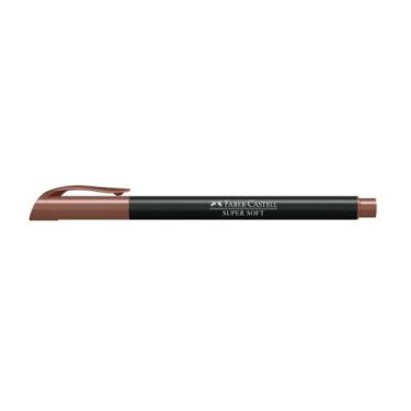 Imagem de Caneta Brush Pen Faber-Castell Supersoft (Marcador Artístico), MARROM