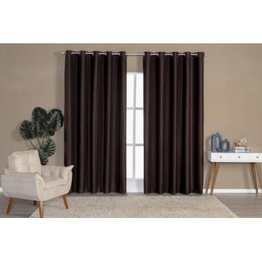 Imagem de Cortina Em Tecido Blackout 2,50m x 2,20m Sala ou Quarto - Ibitinga Dec