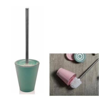 Imagem de Suporte Escova Sanitária Limpar Vaso Privada Lavabo Banheiro Vitra - S