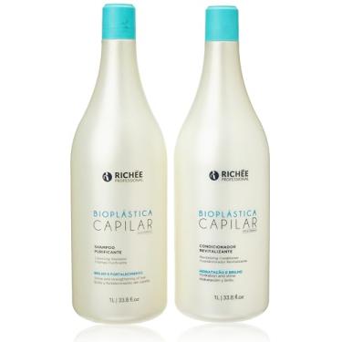 Imagem de Kit Shampoo, Condicionador e Máscara 1 Litro Lavatório Ab Bioplastica - Richee