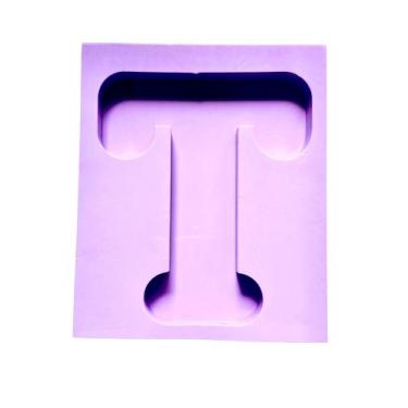 Imagem de R680 Molde de silicone luminária letra T resina decorar - confeitaria 